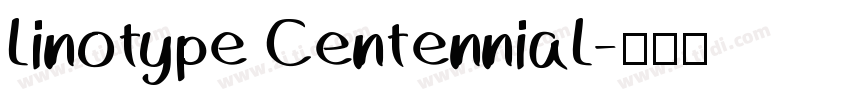 linotype Centennial字体转换